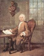 William Hogarth Portrat der Dr oil